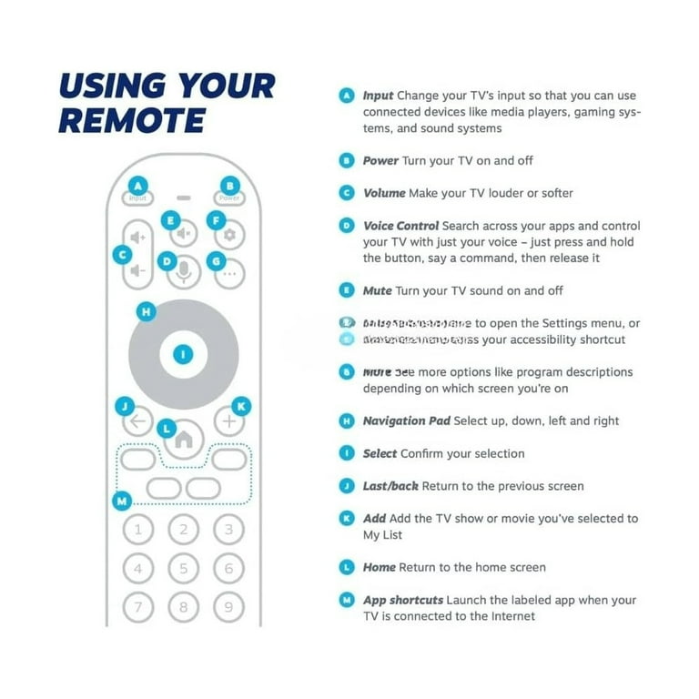 New for Element Hisense Pioneer Xumo Voice TV Remote CP-RC1NA-23