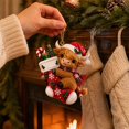 thumbnail image 6 of Clearance! Highland Cow Christmas Stocking Ornaments, Christmas Decorations for Tree, Cute Forest Animal Christmas Decor for Home, 6 of 6