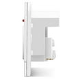 thumbnail image 3 of Eu 2 Gang Glass Panel Socket 16a German Wall Socket With Usb 172mm*86mm, 3 of 5