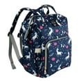 thumbnail image 1 of Mochila para pañales de bebé LEQUEEN Impermeable de Gran capacidad para mamá Cambiador de pañales Azul Marino, 1 of 12
