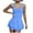 Light Blue, variant on WENWU Summer Rompers for Women 2024 Tennis Skirt Dress Athletic Skort Romper Dress with Shorts Underneath Trendy Romper with Sleeves for Women Overall Woman
