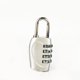 thumbnail image 1 of Kenally Office 4-digit Combination Lock Camping Business Locker Trip Accessories Suitcase Luggage Security Gate Door Resettable Padlock Herramientas y ferretería Blanco plateado, 1 of 6