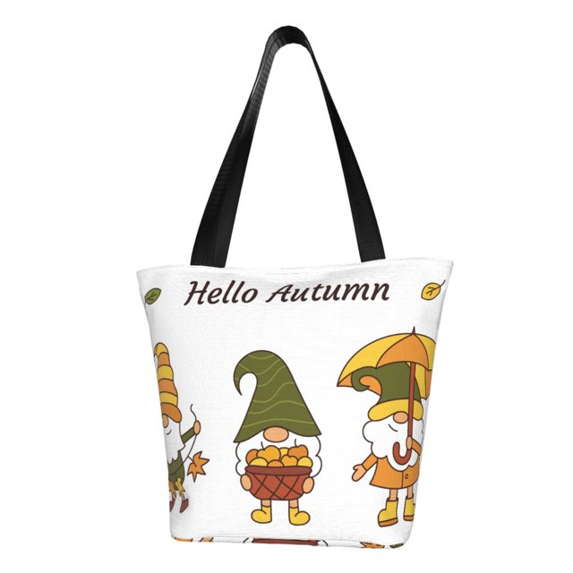 Disketp Hello Autumn for Women’s Casual Shoulder Tote Bag Cross-body Handbags for Shopping, Travel and Daily Use