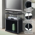 thumbnail image 5 of Kingfisher Lane 27" TV Stand with Cabinet in Black, 5 of 7