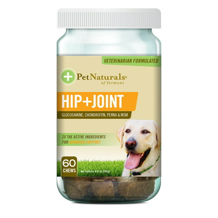 Pet Naturals of Vermont Hip and Joint Soft Chews for Dogs, 60 (Best Shoes For Arthritic Hips)