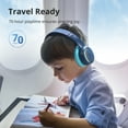 thumbnail image 3 of Tronsmart KH03 Kids Bluetooth Headphones with HD Mic & LED Lights, Active Noise Cancelling, 70H Playtime, Lightweight Foldable Wired/Wireless Over-Ear Headphones for PC/Tablet/Smartphone, 3 of 14