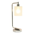 thumbnail image 2 of Creekwood Home 18.8" Vintage Industrial Curved Arm Desk Lamp with LED Bulb, Chrome, 2 of 6