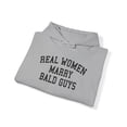thumbnail image 4 of Bald Headed Guy Men Wife Husband Wedding Hoodie, Gifts, Hooded Sweatshirt, 4 of 4