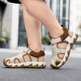 thumbnail image 5 of Ketyyh-chn99 Kids Sandals Boys Girls Lightweight Boys Hiking Sandals Boys Sandals Boys Girls Sport Water Sandals Closed-Toe Outdoor Size for US 1,Khaki, 5 of 9