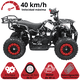 thumbnail image 2 of Cuatrimoto a Gasolina 49cc 2T Suspensión de Resorte Arranque Manual Freno de Disco Carga Máx 50 kg Hasta 40 km/h - Negro, 2 of 8