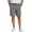 Dark Gray, variant on Men's Flat Front Shorts Casual Classic Fit 7" Elastic Waist Drawstring Walking Shorts with Pockets