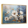 thumbnail image 2 of Designart "Dreamy Floral Triad II" Seasonal Flowers Floater Framed Canvas Wall Art, 2 of 5