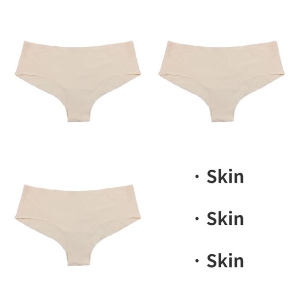 TrowBridge 3 unids/set bragas sin costuras para mujer, ropa interior deportiva transpirable, bragas cómodas para niñas, lencería Sexy, calzoncillos de satén Tan Jianjun unisex