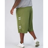 Real Essentials Men's Big & Tall 3-Pack Dry Fit Athletic Shorts - 3X-5X, 10" Inseam, Moisture Wicking