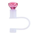 thumbnail image 2 of Hariumiu Silicone Straw Caps Leak Proof Reusable Eco-Friendly Dust-Proof for 30/40oz Tumbler Accessories Faux Diamond Tumbler Straw Plugs, 2 of 8