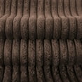 thumbnail image 3 of Phantoscope 20" x 20" Modern, Contemporary, Transitional Brown Striped Polyester Throw Pillow , ( 2 Count), 3 of 6