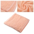 thumbnail image 3 of 1 toalla de baño de algodón absorbente suave, diseño clásico, para ducha de baño, naranja 55.12''x27.17'', 3 of 7