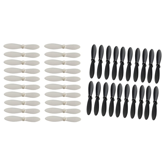 Reemplazo Hélice s Hélices de 40 Piezas para Piezas de Repuesto de No Tripulados 20 piezas blanco + 20 piezas negro Yotijar Hélice Drone Quadcopter
