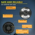 thumbnail image 3 of 2Pcs 7 Inch LED Headlights with Hi/Lo Beam, DRL and Turn Signal Waterproof 7 Inch Round Headlights, 3 of 6