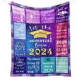 thumbnail image 2 of Graduation Decorations 2025 Graduation Gifts Class of 2024 Gifts Throw Blanket 60, 2 of 8