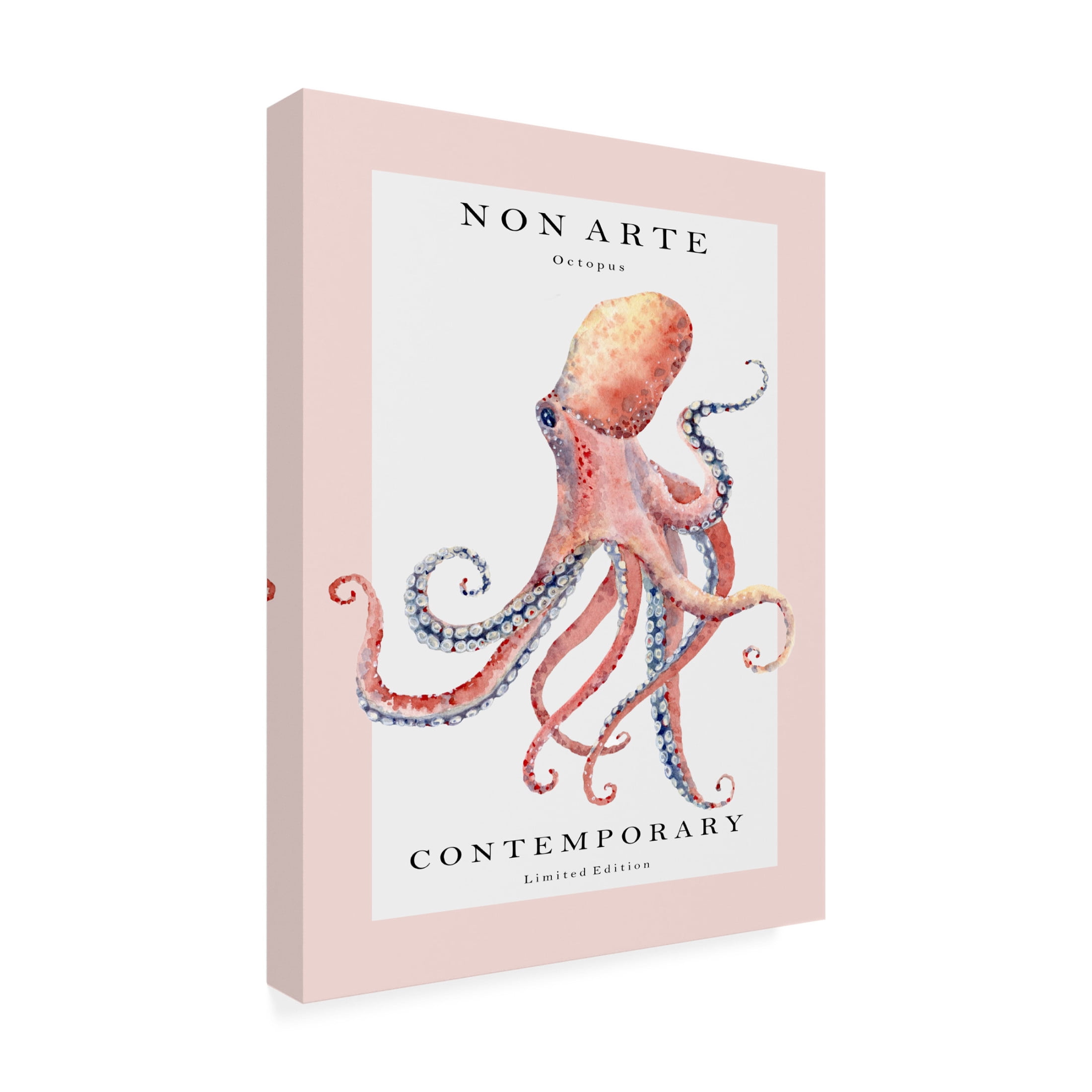 Trademark Fine Art Rikke Londager Boisen Non Arte Octopus Canvas Wall Art