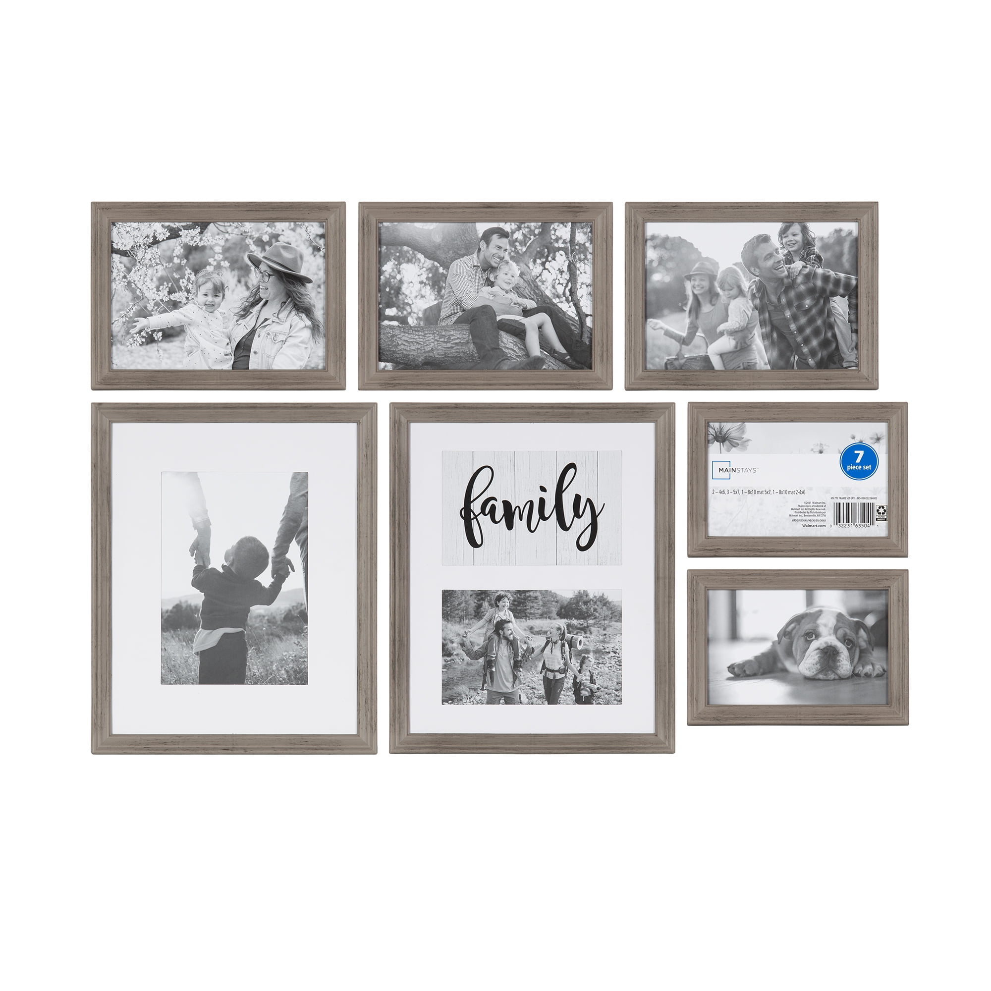 Wall- Mounted Dorm Decor 11 x 17 Format Picture Frame Set of 3 Plastic Edge 