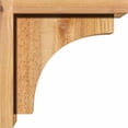thumbnail image 3 of 6"W x 10"D x 10"H Huntington Rough Sawn Corbel w/Backplate, Western Red Cedar, 3 of 9