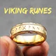 thumbnail image 3 of Anillos de acero inoxidable con runas vikingas para hombre y mujer, estilo retro punk rock, joyería sencilla, accesorios de moda, regalo de Stranger Things, venta al por mayor, 3 of 5