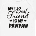 thumbnail image 4 of Inktastic My Best Friend is My Pawpaw with Hearts Boys or Girls Baby Bodysuit, 4 of 5