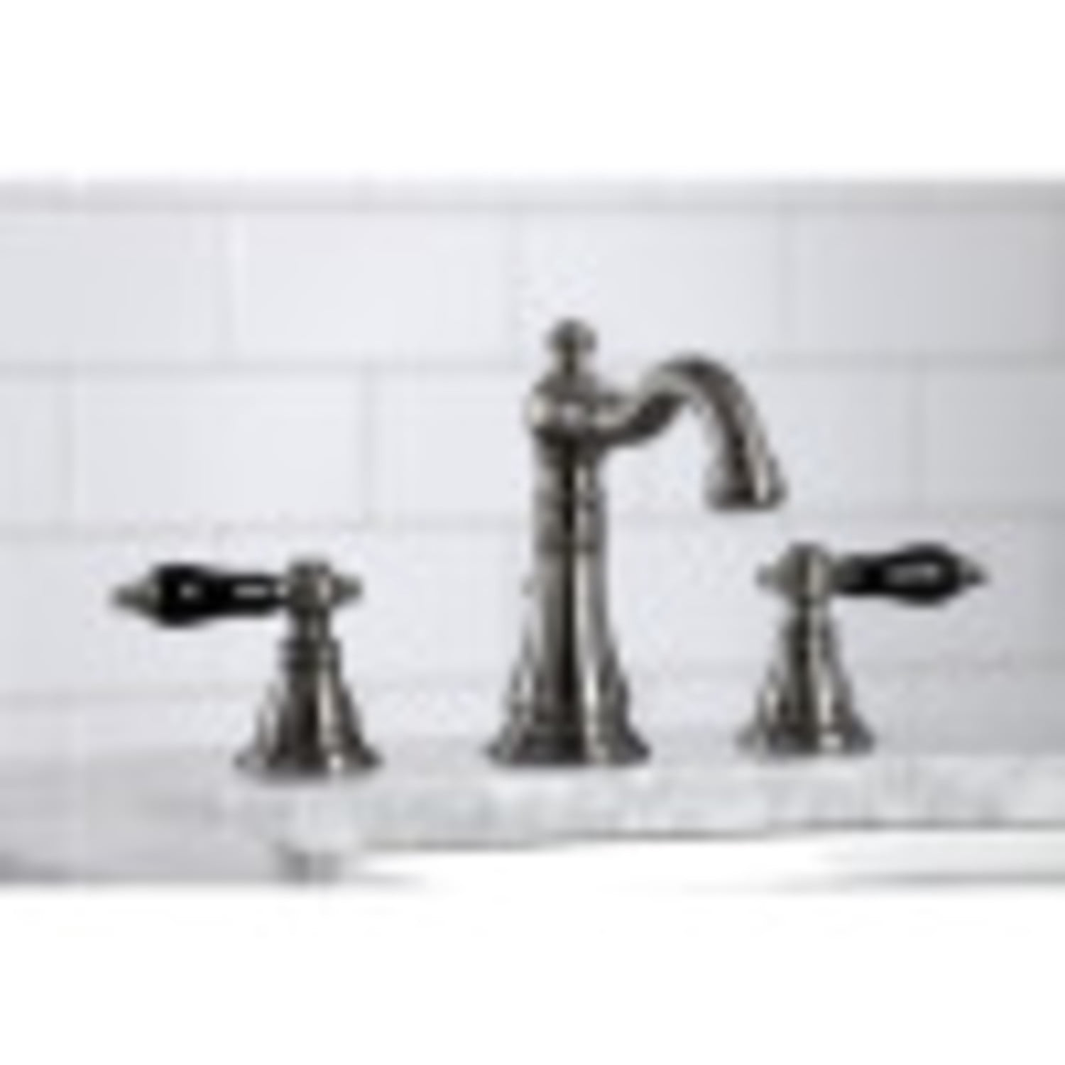 Fauceture FSC1974AKL Duchess Widespread Bathroom Faucet, Black Stainless
