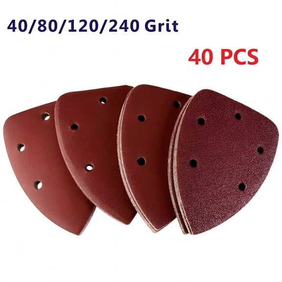 RAGUPEL Sandpaper Sanding Sheets Sander Pads Palm 40-240 grit Mouse