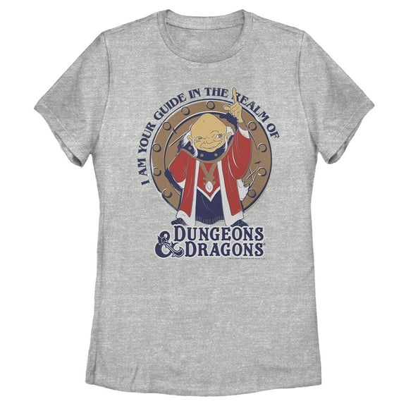 Women's Dungeons & Dragons Dungeon Master Guide Cartoon  Graphic Tee Athletic Heather 2X Large