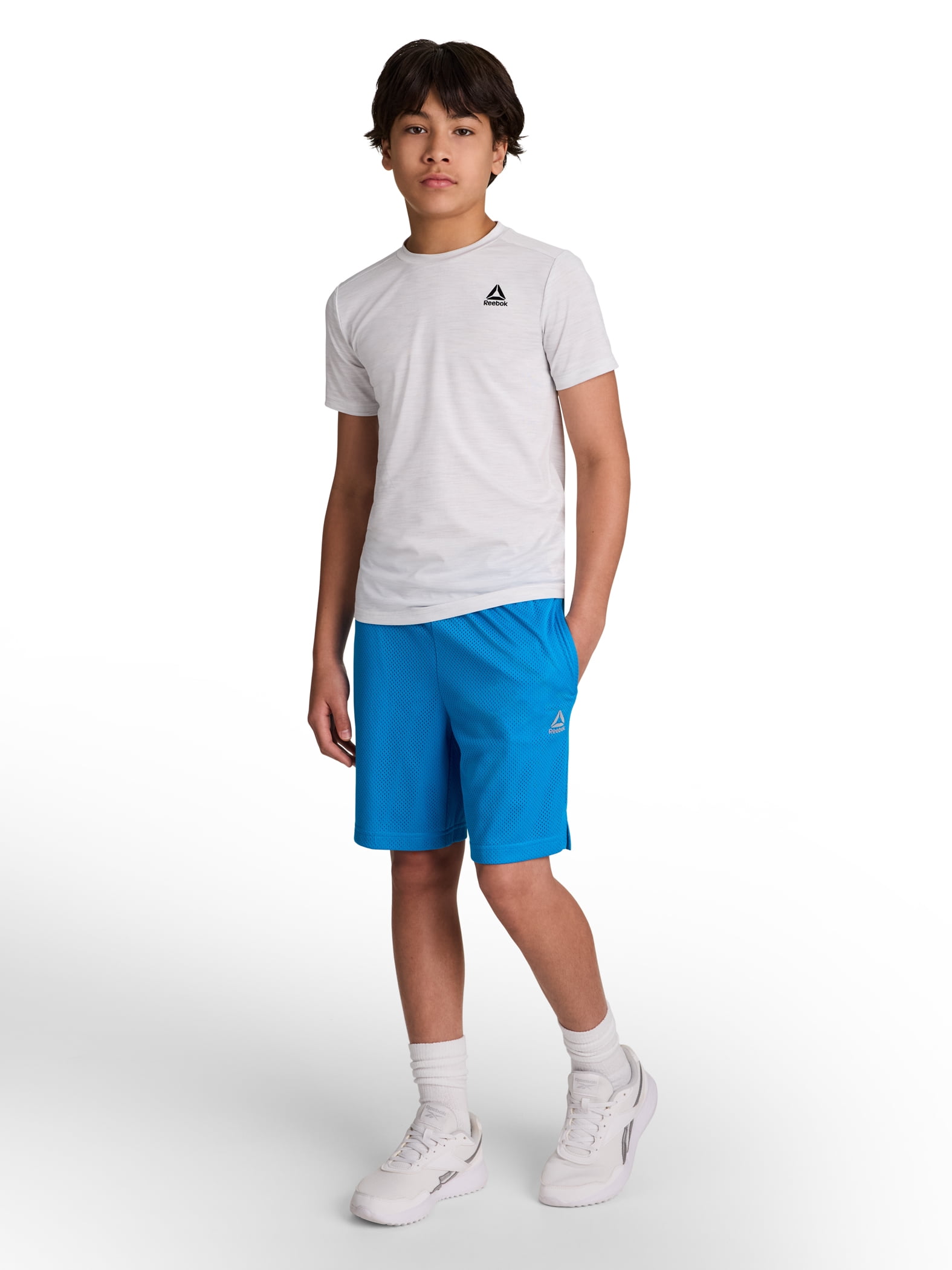 Reebok Boy's Athletic 2-Pack Mesh Short, Sizes 4-18