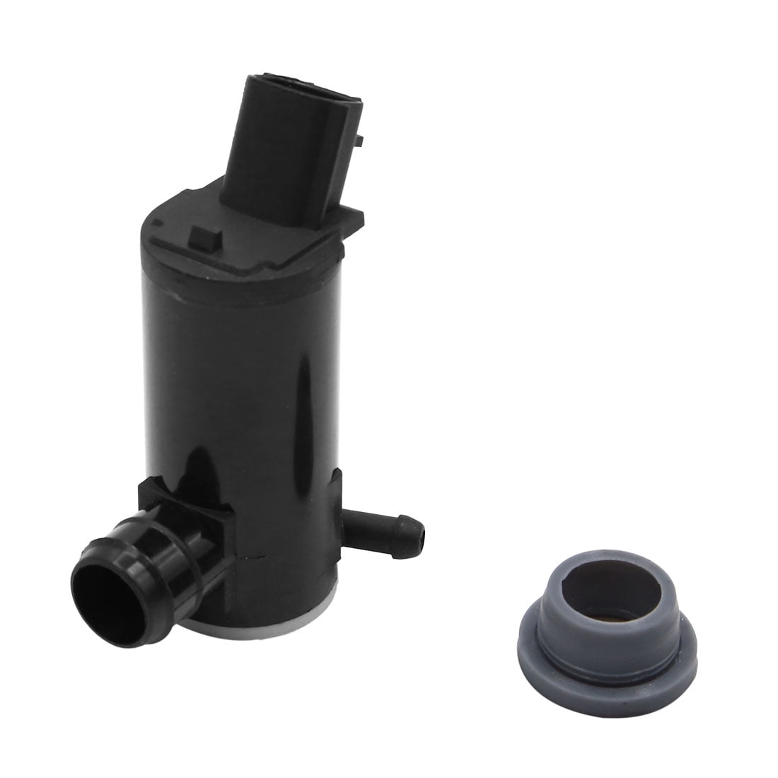 Plasitc 2 Terminal Windshield Wiper Washer Fluid Pump w Grommet for