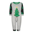 thumbnail image 2 of Meihuid Matching Pajamas Set for Family Fleece Christmas Sleepwear Zipper Jumpsuit, 2 of 9