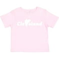 thumbnail image 3 of Inktastic Cleveland Heart Solid White Boys or Girls Toddler T-Shirt, 3 of 5
