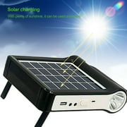 15W Solar Generator,DFITO 2400mAh Portable Power Station with LED Light, Backup Electric System for Home Outdoors Camping Travel Emergency