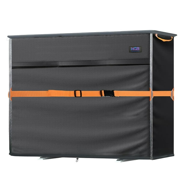Mini Cubierta De Aire Acondicionado Dividida Para Unidades Exteriores 600D Impermeable Aire Acondicionado Mini Cubierta Dividida Cubiertas Rectangulares De Aire Acondicionado Para Unidades De Aire Aco