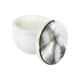 thumbnail image 5 of Grey Mother of Pearl Lavender Candle, 5 of 8