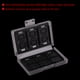 thumbnail image 2 of Caja de tarjeta TF 24 en 1, estuche para tarjeta de memoria de juego, almacenamiento de transporte para Nintendo Switch, color negro, 2 of 9