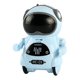 thumbnail image 1 of Mini robot de bolsillo de baile con diálogo de voz inteligente para niños, azul. Afortunado Sencillez, 1 of 4