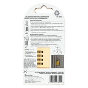 Brinks Solid Brass 30mm Resettable Combination Padlock with 1 3/16in Shackle