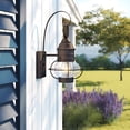 thumbnail image 4 of Designers Fountain 1751-RT Nantucket 7" Wall Lantern, 7.5 inches, Rustic, 4 of 4
