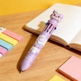 thumbnail image 3 of 10 Color Cute Character Multi Color Ballpoint Pens Click Style Retractable Colored Pens For Kids Students, 3 of 7