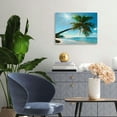 thumbnail image 4 of Pratyus Palm Tree Sun Shining Ocean Canvas Art Modern Prints for Wall Decor 20x16in, 4 of 6