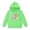 Green, variant on Fleece Hooded Sweatshirt for Girls Boys Fourth Grade Hoodie Bow Graphic Pullover Top Back to School Outerwear Kangaroo Pocket