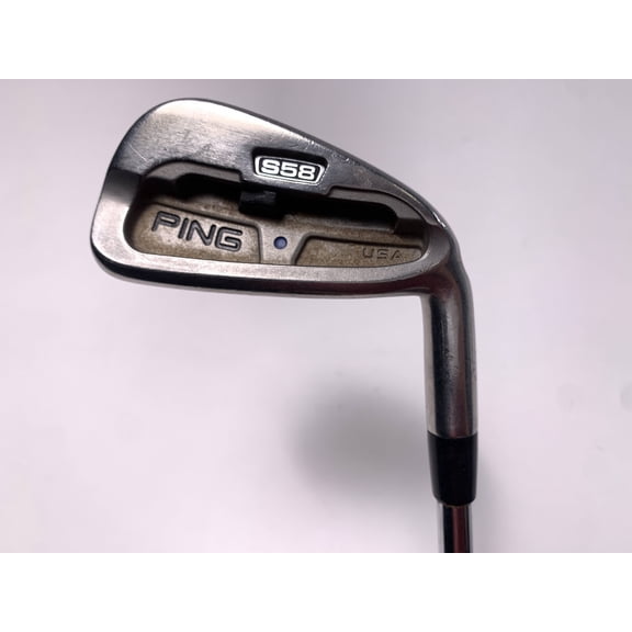 Pre-Owned Ping S58 Single 4 Iron Blue Dot 1* Up Cushin Regular Steel Mens RH Midsize Grip