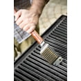 thumbnail image 4 of Outset Rosewood 19-Inch Stainless Steel Grill Brush With Scraper And Brass Bristles, 4 of 10