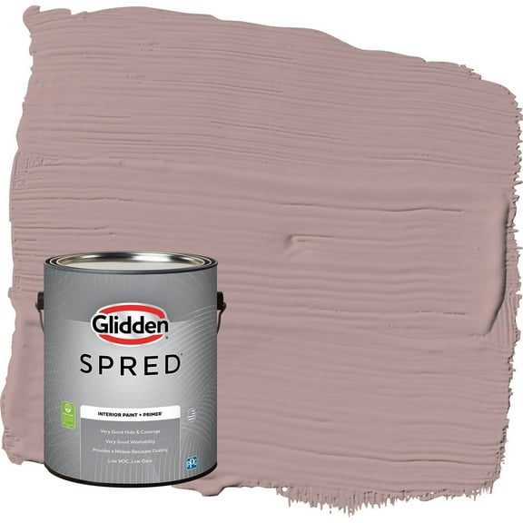 Glidden Spred Tawny Mushroom / Pink Flat Interior Paint with Primer, 1 Gallon
