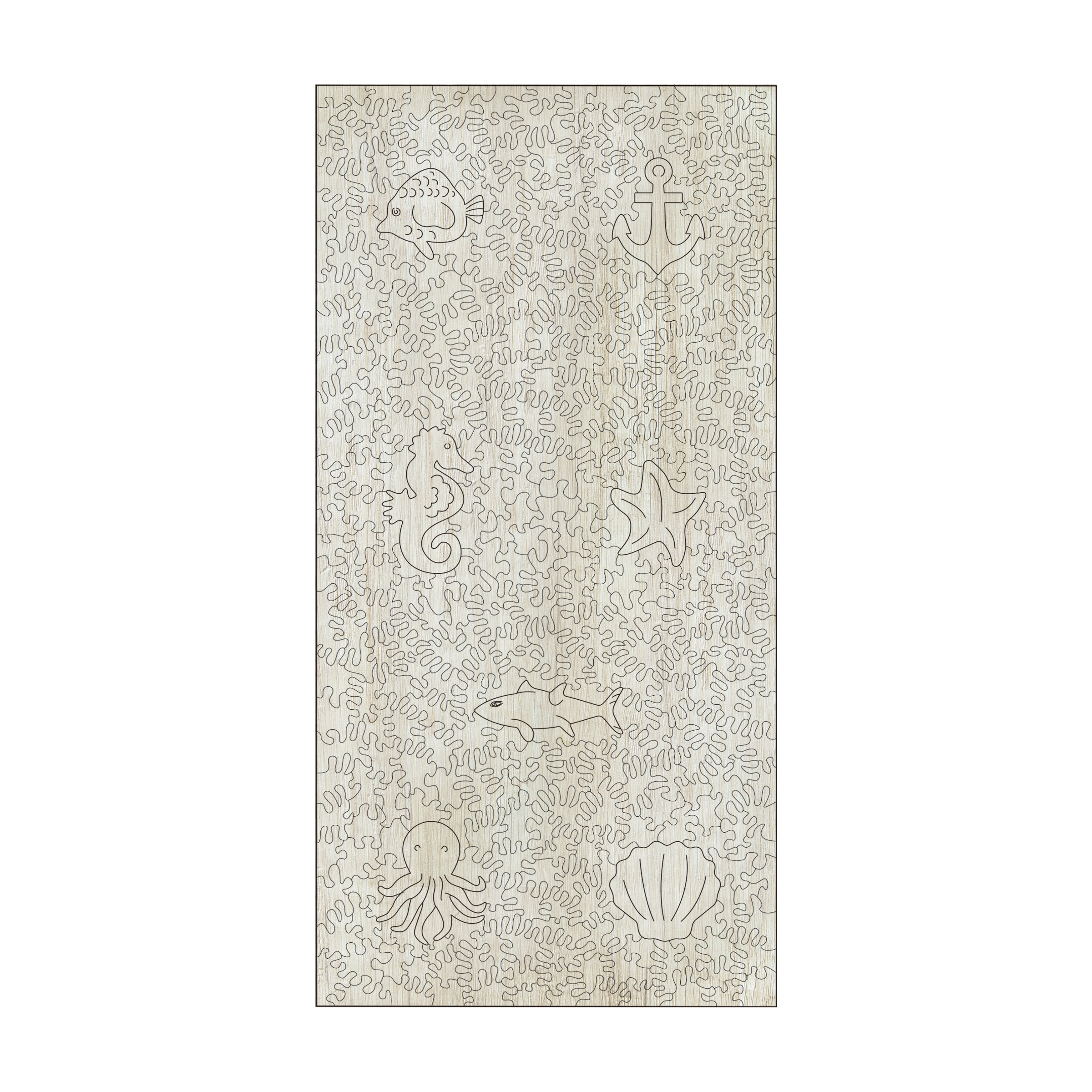 AreYouGame.com Wooden Jigsaw Puzzle - Fish: 404 Pcs